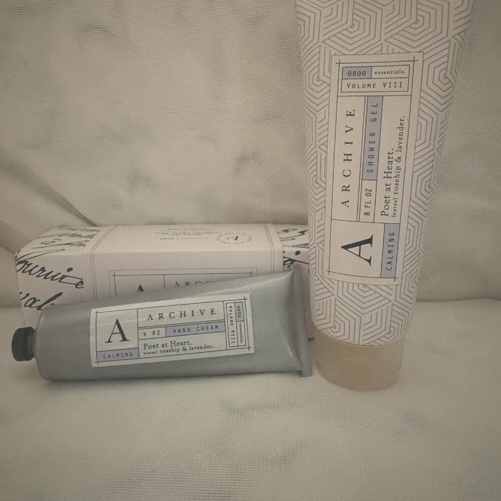 Margot Elena Archive Poet at Heart Hand Cream and Shower Gel